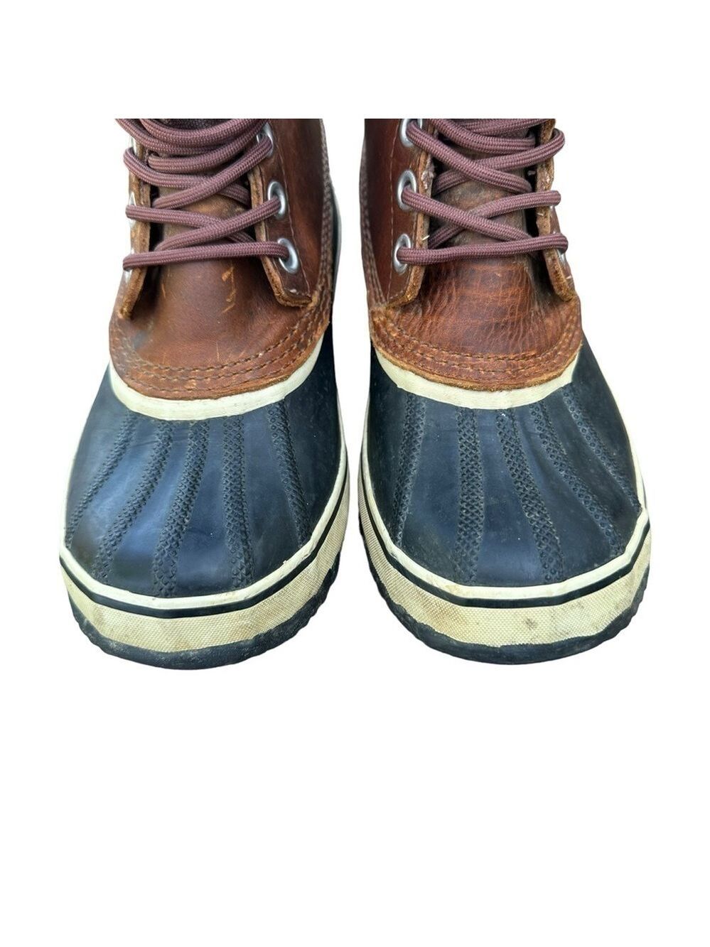 Sorel 1964 Premium Brown Leather Waterproof Duck Boots Women’s Size 8 - Picture 6 of 14